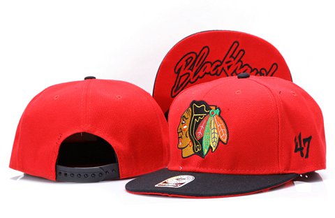 Chicago Blackhawks NHL Snapback Hat YS04